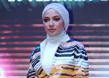 KUALA LUMPUR 26 FEBRUARI 2018. Neelofa menghadiri majlis kejutan sambutan hari lahir di Be Lofa Avenue @TREC KL .NSTP/ MOHD YUSNI ARIFFIN