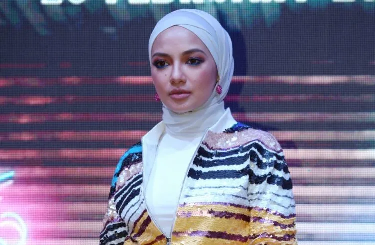 KUALA LUMPUR 26 FEBRUARI 2018. Neelofa menghadiri majlis kejutan sambutan hari lahir di Be Lofa Avenue @TREC KL .NSTP/ MOHD YUSNI ARIFFIN