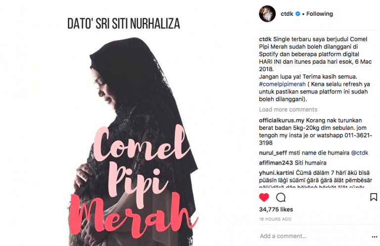 Siti Nurhaliza Bersalin Secara Pembedahan, Ini Sebabnya!