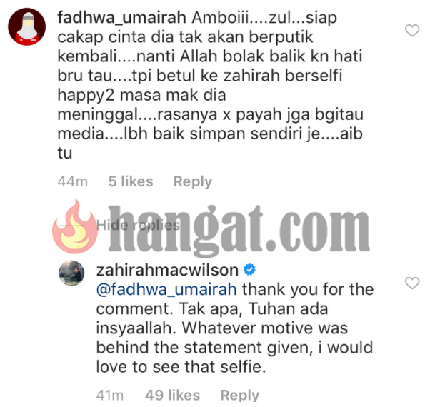 Neelofa Bukan Punca Zul Ariffin Zahirah Macwilson Putus Cinta