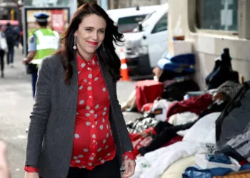 AUCKLAND, NEW ZEALAND - JUNE 13: New Zealand Prime Minister Jacinda Ardern arrives at Auckland City Mission on June 13, 2018 in Auckland, New Zealand. Prime Minister Jacinda Ardern has announced Government funding to increase the number of beds available in Auckland for drug and alcohol detoxification by 50 per cent with $16.7 million in one-off funding to build two floors of the Auckland City MissionÕs new Mission HomeGround development (Photo by Phil Walter/Getty Images)