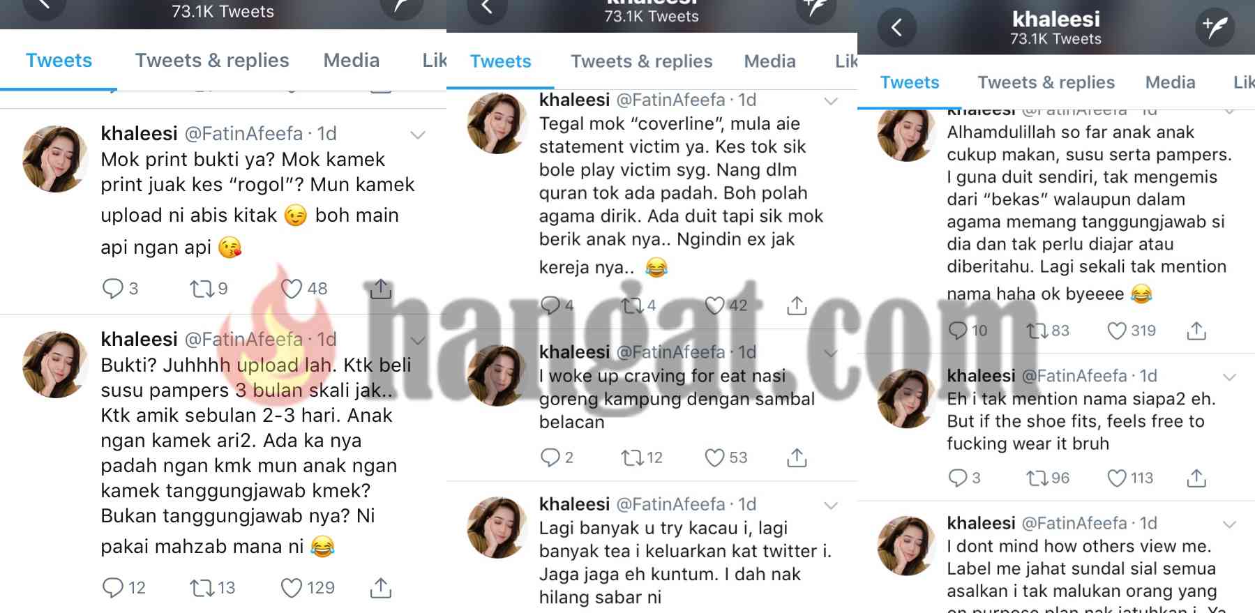 Tak Bagi Nafkah? Fatin Afeefa Perli Bekas Suami, Adam Shahz