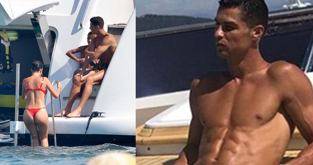 7 Foto Cristiano Ronaldo Seksi Separuh Bogel Atas Kapal Layar Mewah.
