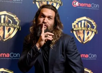 Mandatory Credit: Photo by Chris Pizzello/Invision/AP/REX/Shutterstock (9641515e)Jason Momoa, a cast member in the upcoming film "Aquaman," arrives at the Warner Bros. presentation at CinemaCon 2018, the official convention of the National Association of Theatre Owners, at Caesars Palace, in Las Vegas2018 CinemaCon - Warner Bros. Press Line, Las Vegas, USA - 24 Apr 2018