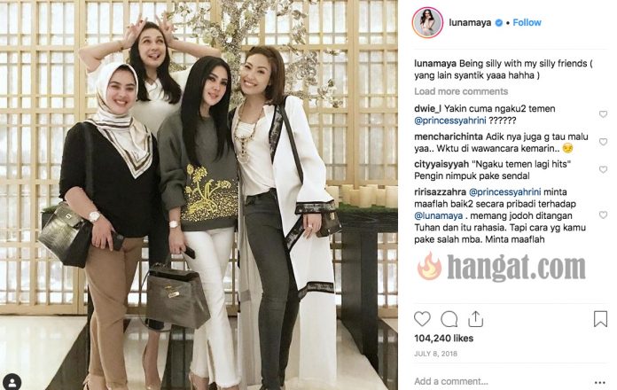 Respek! Luna Maya Tak Padam Gambar Bekas Kekasih