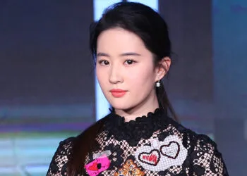 BEIJING, CHINA - DECEMBER 06: Actress Crystal Liu Yifei attends a press conference of director Xiao Yang's film 'Hanson and the Beast' on December 6, 2017 in Beijing, China. (Photo by VCG/VCG via Getty Images)