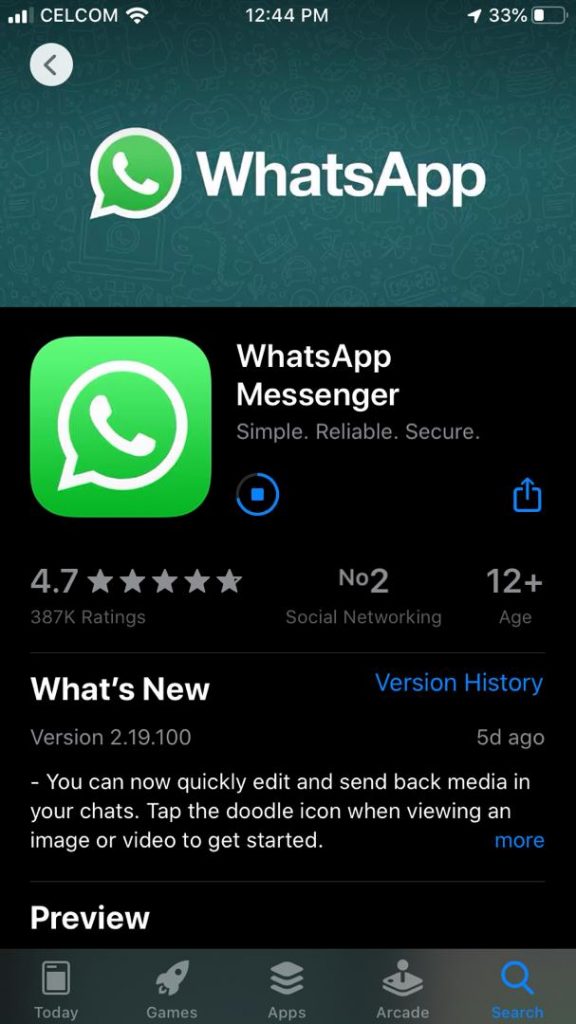 WhatsApp di iPhone Kini Boleh Mainkan Mesej Suara Dari Notifikasi