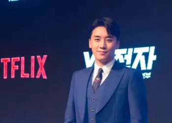 Mandatory Credit: Photo by Aflo/REX/Shutterstock (9921385n)V.I (Seungri) from K-pop boy band BIGBANG, attends a press conference for upcoming sitcom 'YG Future Strategy Office'.YG Future Strategy Office press conference, Seoul, Korea - 01 Oct 2018The mcokumentary show is set to premiere on Netflix.