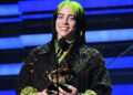 US singer-songwriter Billie Eilish accepts the award for Song Of The Year for "Bad Guy" during the 62nd Annual Grammy Awards on January 26, 2020, in Los Angeles. (Photo by Robyn Beck / AFP) (Photo by ROBYN BECK/AFP via Getty Images)