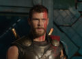 A Star is Shorn: Chris Hemsworth's God of Thunder gets a cosmic makeover in Thor: Ragnarok.