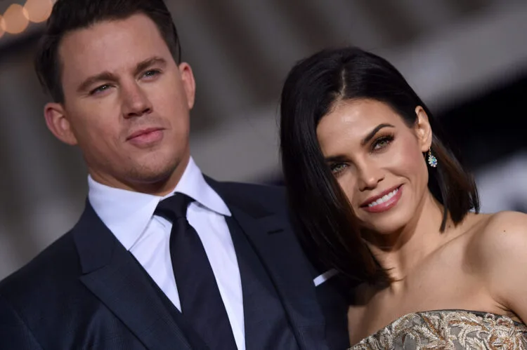 WESTWOOD, CA - FEBRUARY 01: Actors Channing Tatum and Jenna Dewan-Tatum arrive at the premiere of Universal Pictures' 'Hail, Caesar!' at Regency Village Theatre on February 1, 2016 in Westwood, California. (Photo by Axelle/Bauer-Griffin/FilmMagic)