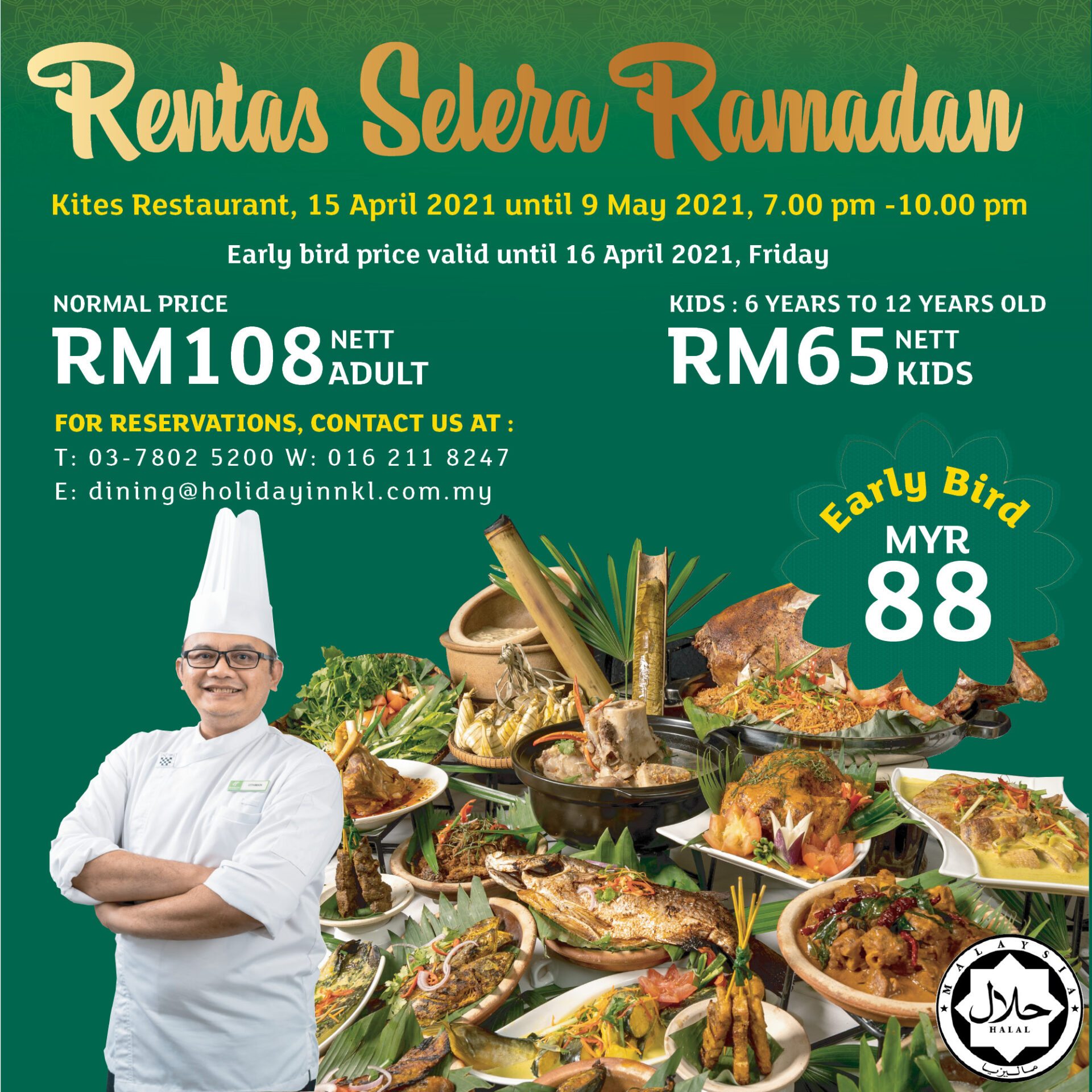 Serendah RM42 Seorang! Jom Lihat Senarai Harga Promosi Buffet Ramadan