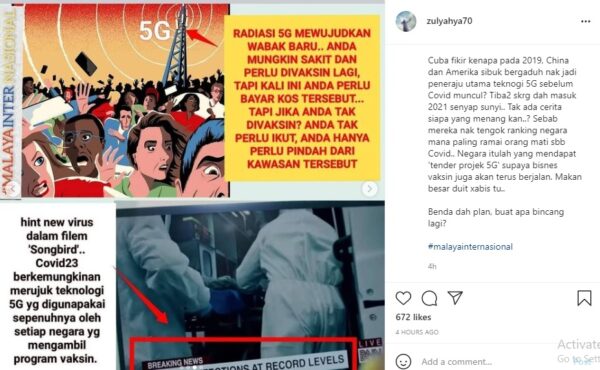 Era 5G: Pembawa virus tahun 2023”- Zul Yahya dakwa golongan divaksin pembawa virus