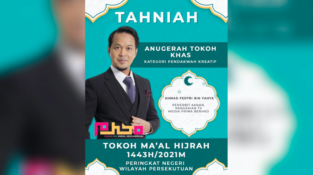 Tahniah! Fedtri Yahya Terima Anugerah Tokoh Khas Maal Hijrah 