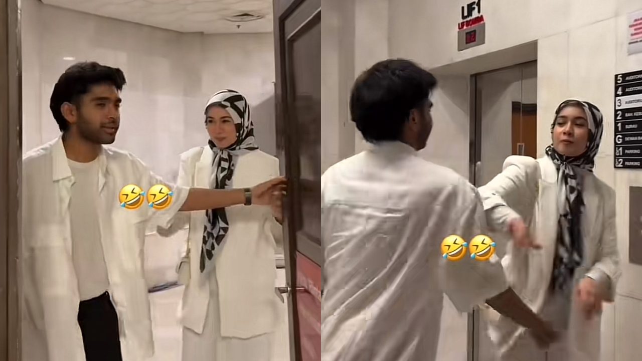 [VIDEO] Gelagat Irfan Haris Menyakat Amira Othman, Raih Perhatian!-“Orang Tua Kena Balik Awal”