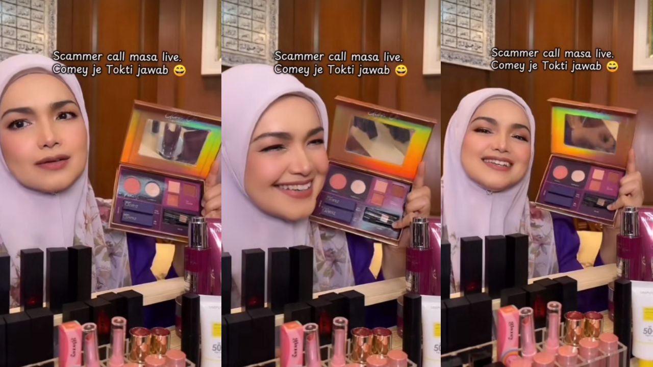 [VIDEO] Gelagat Siti Nurhaliza Angkat Call Scammer, Curi Perhatian Ramai!-“Selalu Sangat Dah”