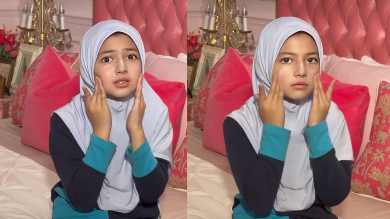 [VIDEO] Gelagat Che Ta Rakam Aaisyah Bersiap Untuk Ke Sekolah, Cetus Perhatian Ramai!