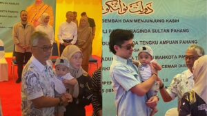 [VIDEO] Gelagat Tunku Azizah & Tengku Hassanal Dukung Bayi, Curi Tumpuan Ramai!