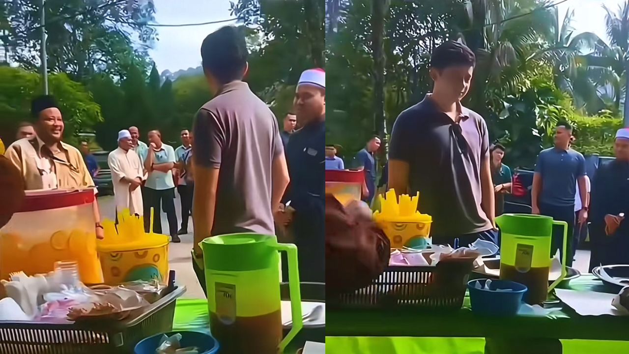 [VIDEO] Gelagat Tengku Hassanal Beli Air Di Tepi Jalan, Curi Tumpuan Ramai!