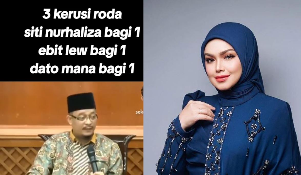 Sumbangan Secara Diam Diam Siti Nurhaliza Buat Ustaz Kazim Raih Pujian Warganet