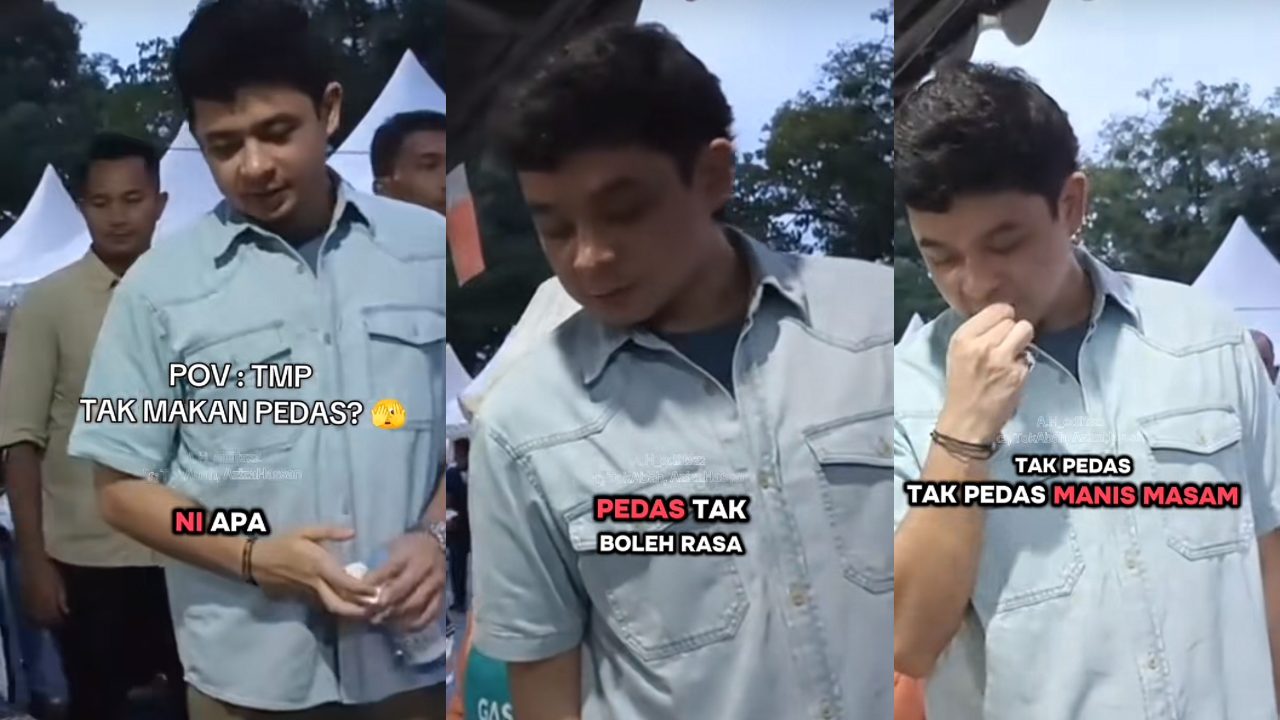 [VIDEO] Gelagat Tengku Hassanal Tanya ‘Cherry Pedas Tak’ Curi Perhatian Ramai!-“Adoi Comel Betul”