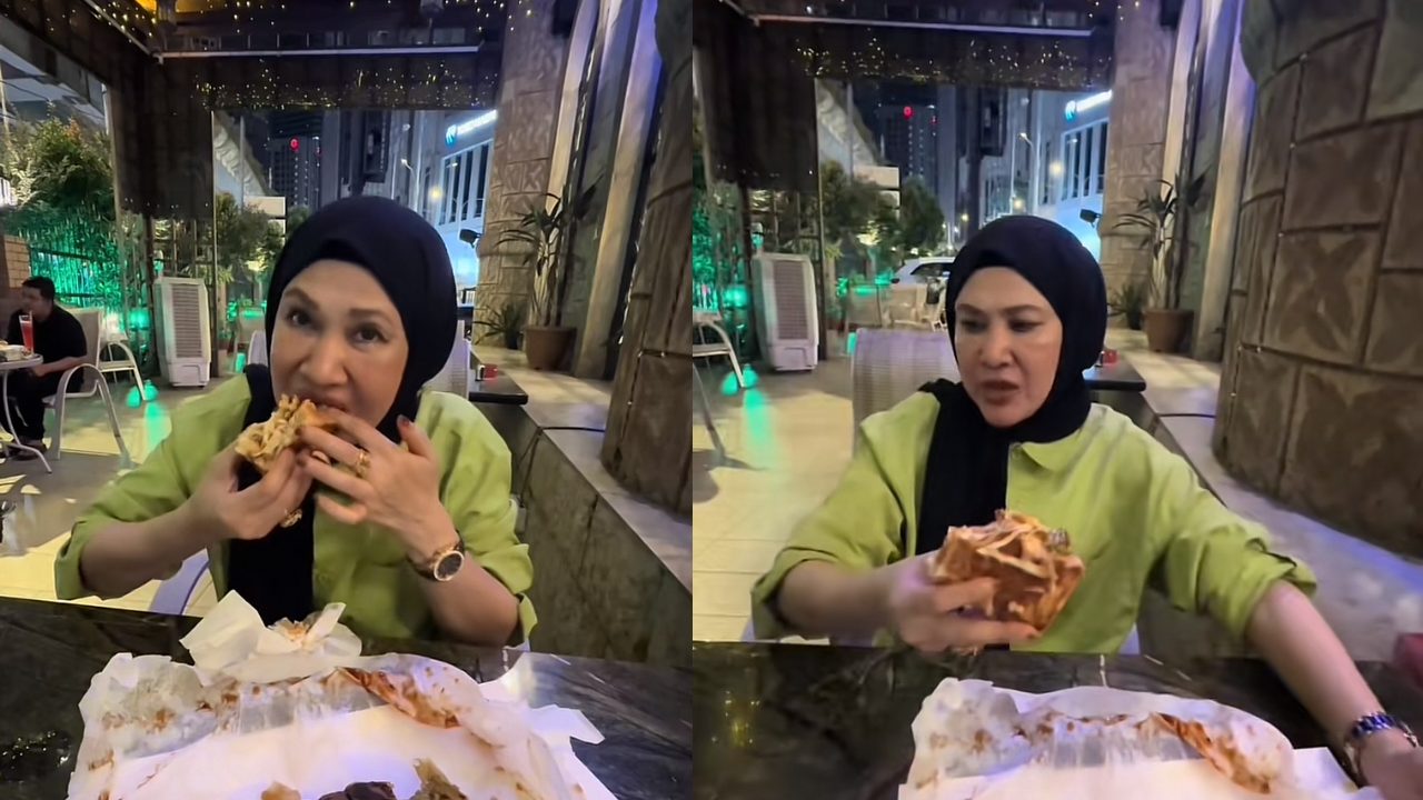 [VIDEO] Gelagat Mas Idayu Pertama Kali Makan Roti John, Curi Perhatian Ramai!