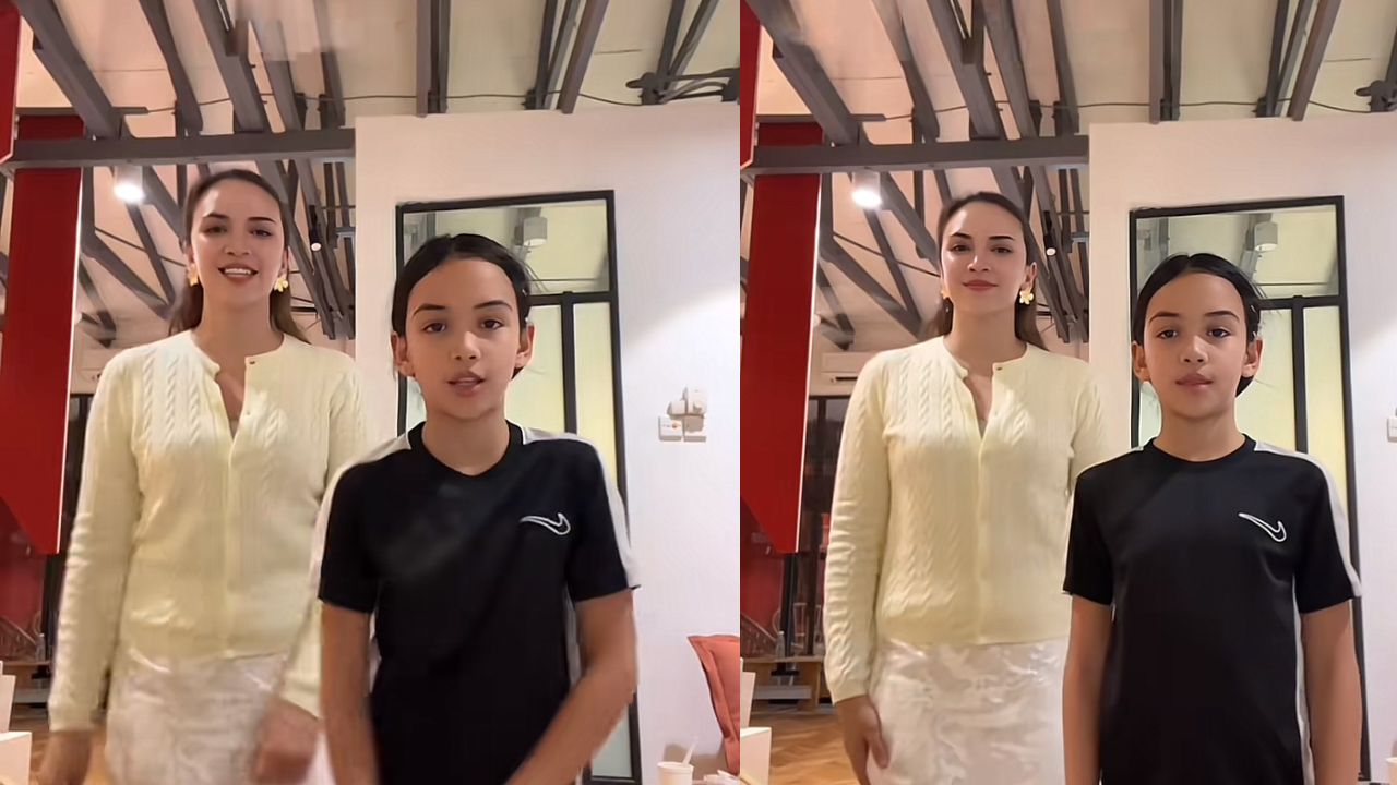 [VIDEO] Gelagat Anak Diana Danielle Menari Curi Perhatian Ramai!-“Muka Sama Betul!”