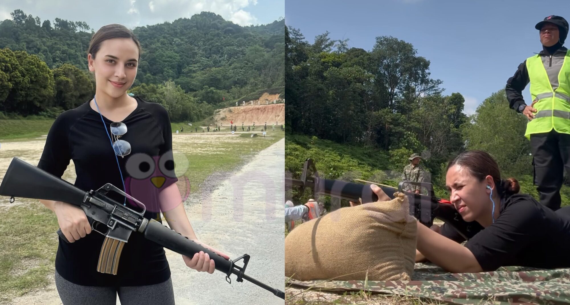 Diana Danielle Kongsi Pengalaman Menembak Di PLKN, Netizen Luah Rasa Rindu!