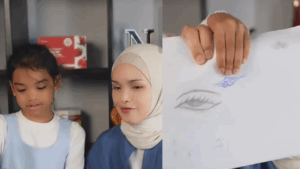 [VIDEO] Telatah Afiyah Beritahu Siti Nurhaliza Tak Pandai Melukis, Netizen Terhibur!