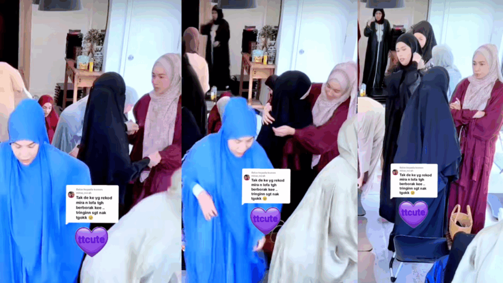 [VIDEO] Peminat Teruja Neelofa & Amira Othman Berpelukan-“Masya Allah Wanita Syurga”