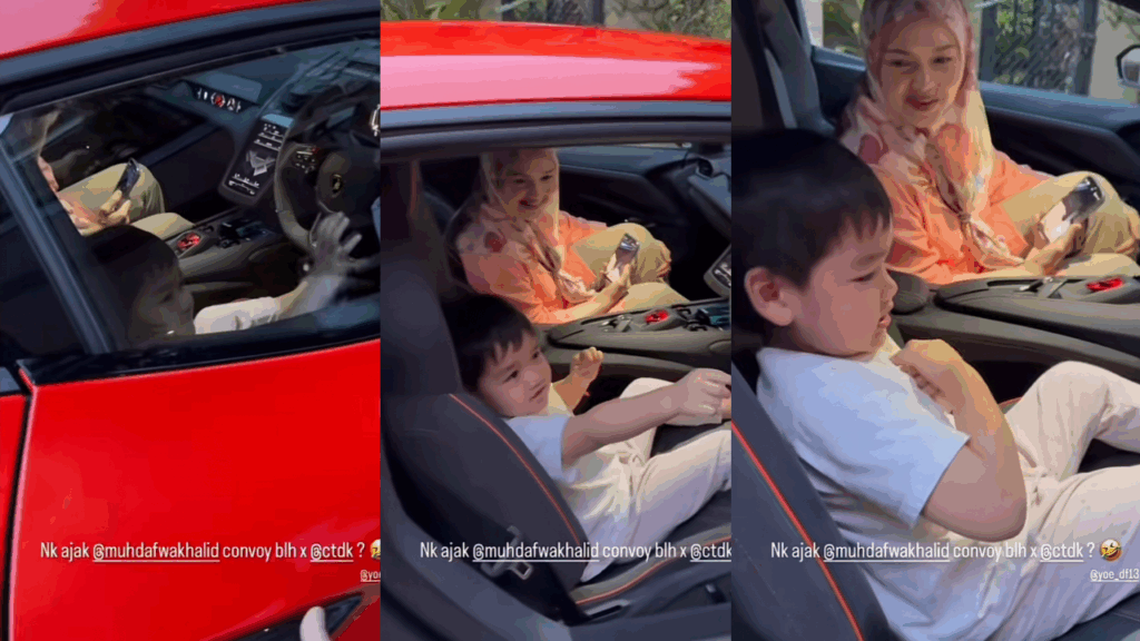 [VIDEO] Telatah Anak Siti Nurhaliza-“Afwa Nak Bawa Lamborghini, Ibu Duduk Tepi”