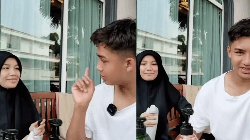 [VIDEO] Qadeejah Menyakat Ammar Ahyan Sampai Merajuk, Netizen Terhibur..