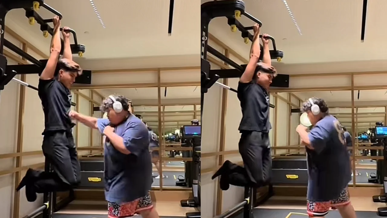 [VIDEO] Cik B Guna Bodyguard Sebagai ‘Punching Bag’ Di Gym