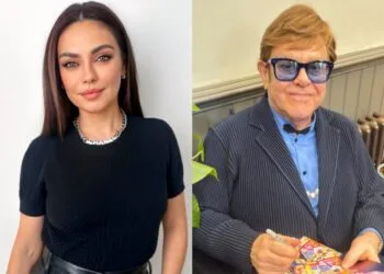 Foto - @milalkunis (IG) / @eltonjohn (IG)