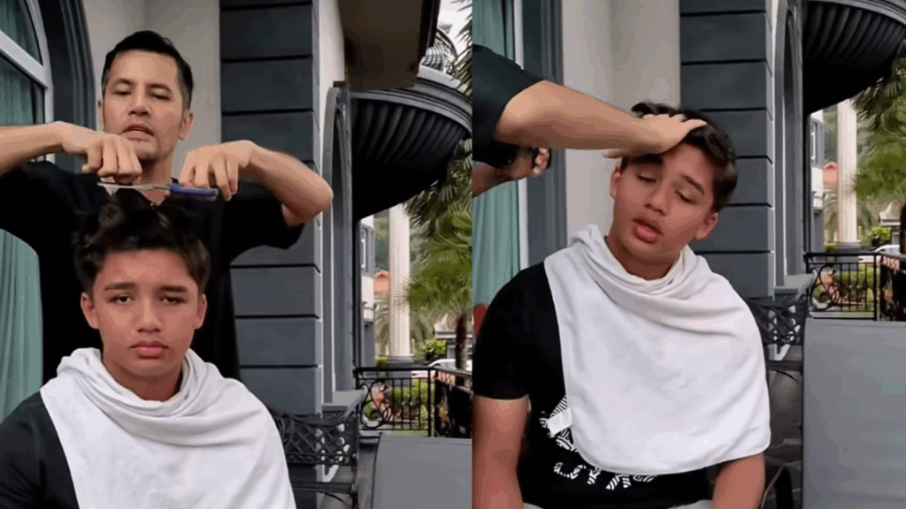 [VIDEO] Aliff Syukri Dikecam Netizen-“Tak Lawak Langsung Gunting Rambut Anak Macam Tu”
