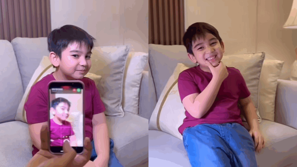 [VIDEO] Senyuman Anak Lelaki Amar Baharin & Amyra Rosli, Buatkan Netizen Teruja!