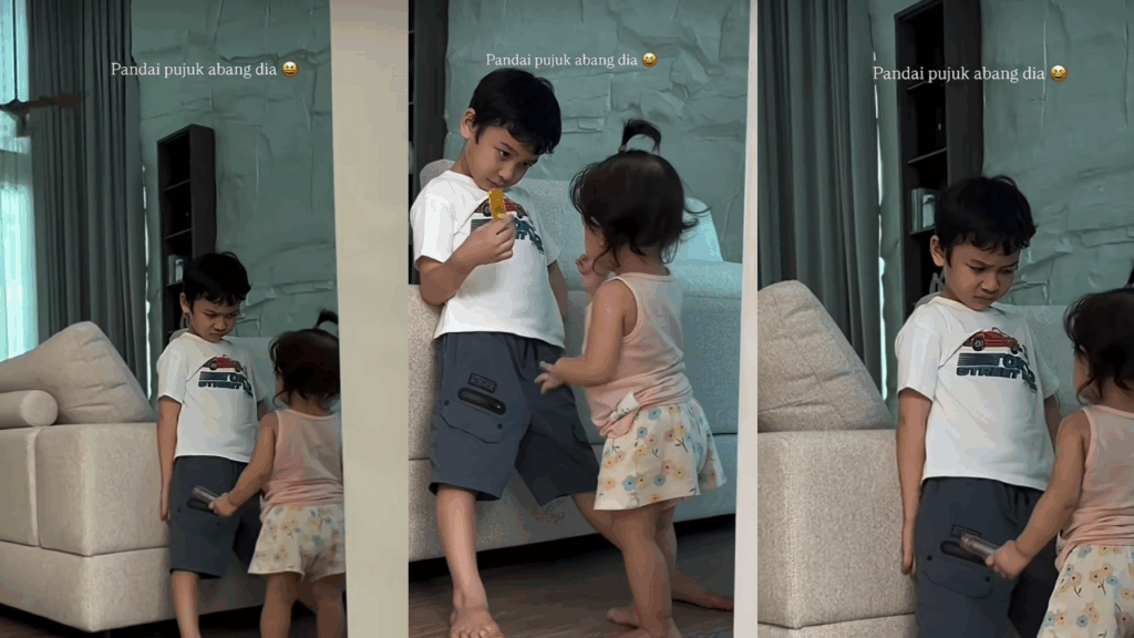 [VIDEO] Telatah Anak Zahirah Macwilson, Inara Pujuk Isaac Raees Buatkan Netizen Teruja!
