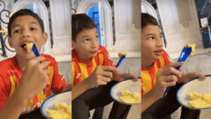 [VIDEO] Aksi Anak Datuk Aliff Syukri ‘Ratah Butter’ Buatkan Netizen Terkejut-“Ada Ada Je Baim Ni”