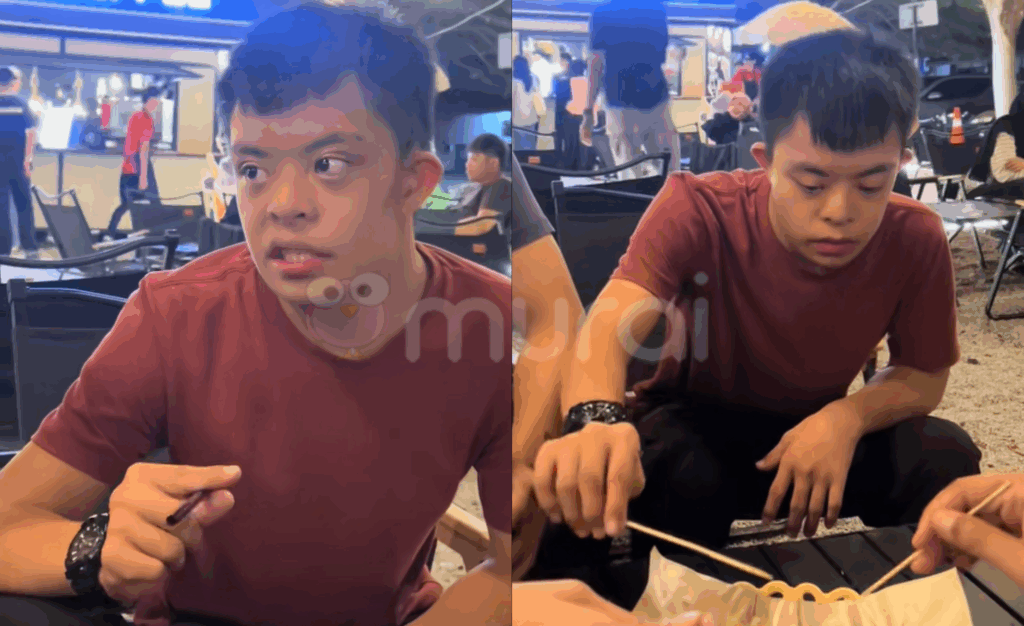 [VIDEO] “Pertama Kali Tengok DS Handsome…” – Jejaka Sindrom Down Raih Perhatian Ramai