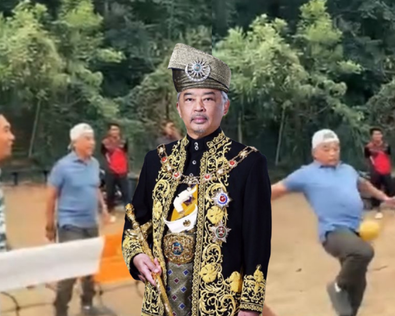 [VIDEO] Aksi Sultan Pahang Main Takraw Curi Perhatian- “Tabik Spring Lah Tuanku”