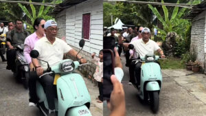 [VIDEO] Sultan Pahang & Tengku Puteri Jihan Menunggang Motosikal, Rakyat Teruja