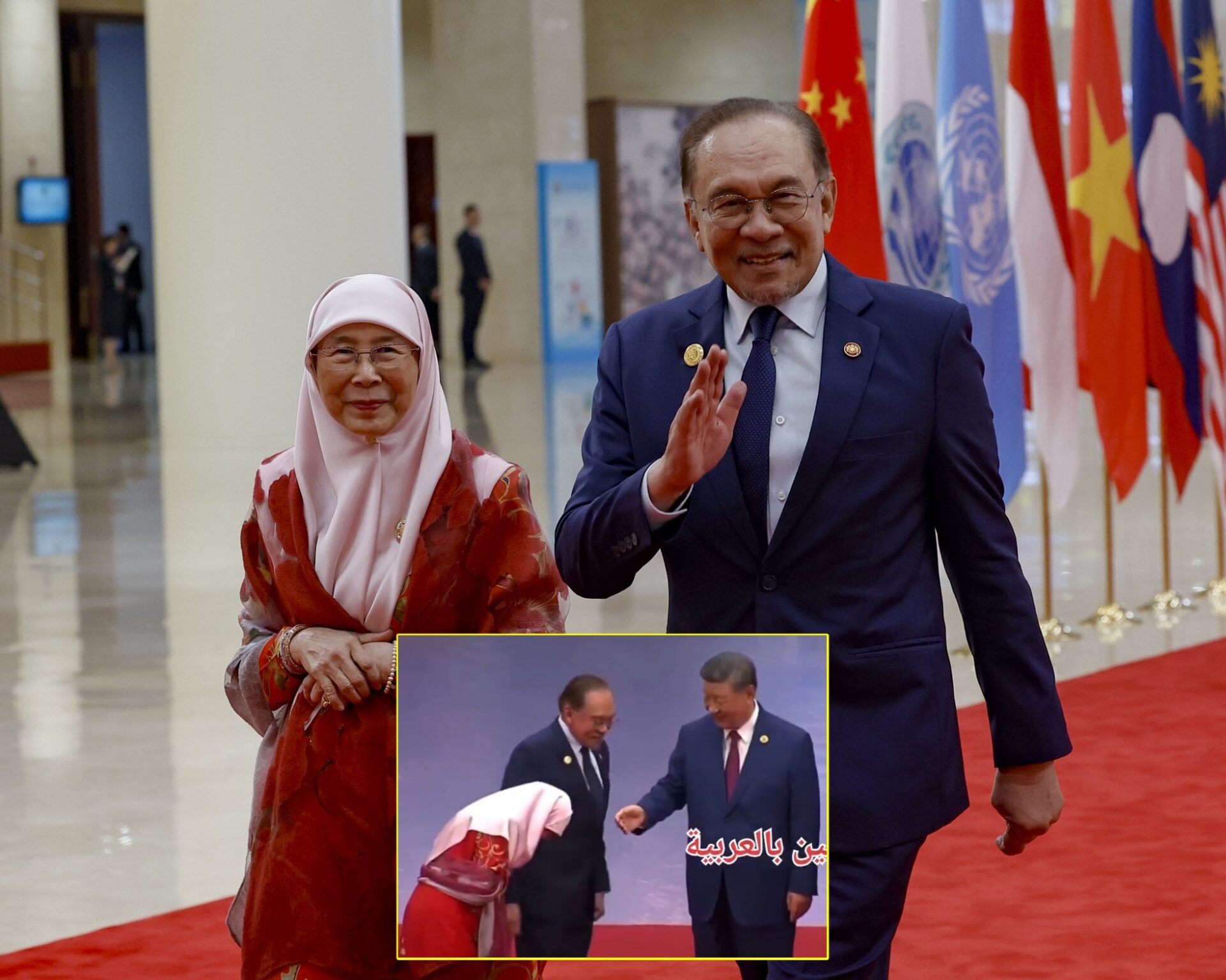 [VIDEO] Tolak Bersalaman Dengan Presiden China, Sikap Wan Azizah Tuai Pujian