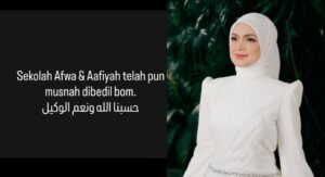 Sekolah Afwa Al-Afiyah di Gaza Musnah Dibedil! Siti Nurhaliza Tetap Tabah & Berjanji Akan Bangkit Semula