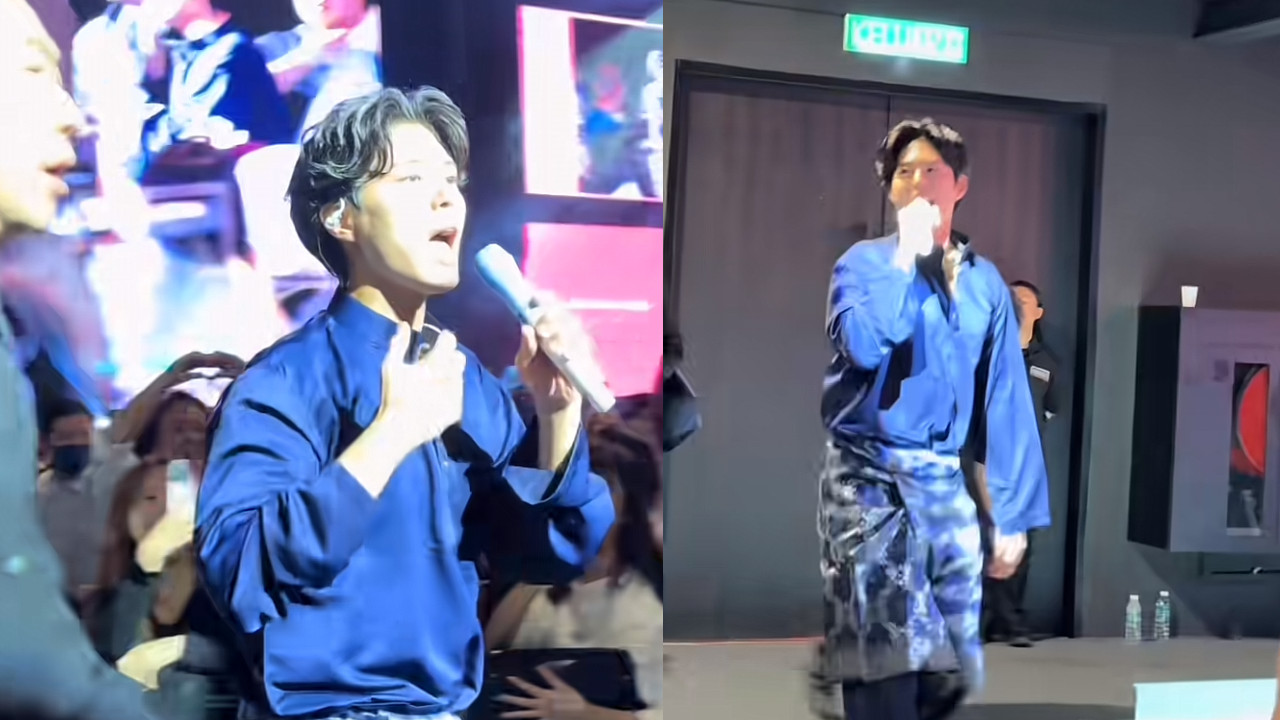 [VIDEO] Park Bo-gum Memukau Peminat Malaysia Dengan Baju Melayu