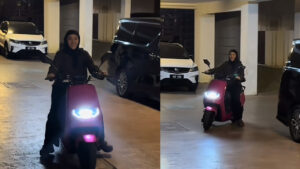 [VIDEO] Aksi Shila Amzah Menunggang Motorsikal Elektrik, Buatkan Netizen Teruja