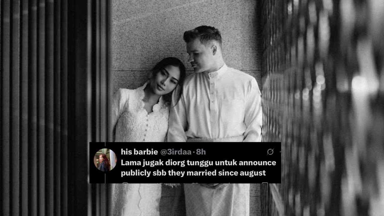 Nikah Pada Ogos Lalu, Sabronzo Ambil Masa Umumkan Pernikahannya…