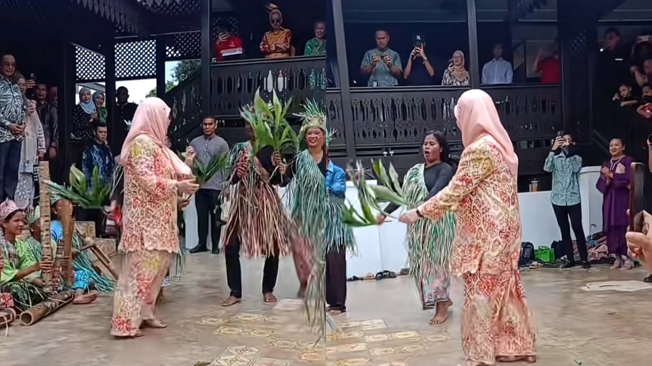 [VIDEO] Telatah Tunku Azizah Menari, Raih Perhatian Warganet