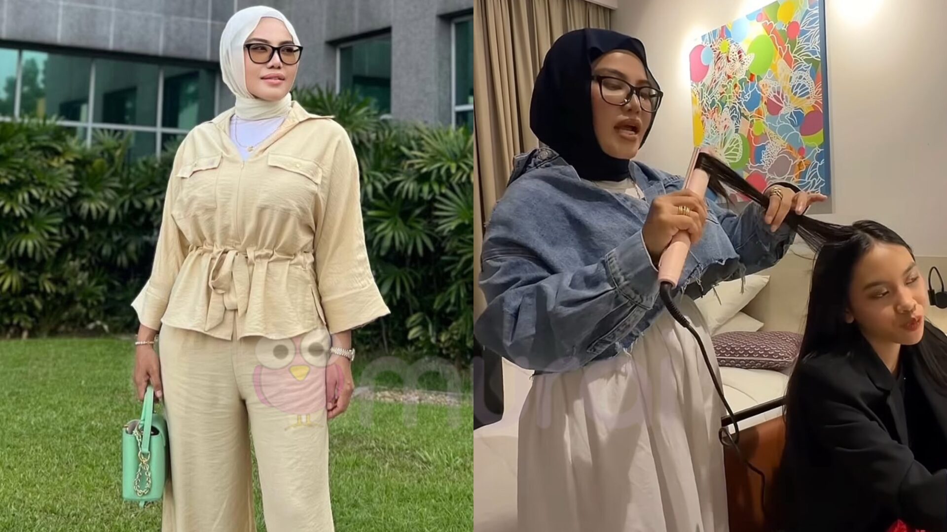 [VIDEO] Watie Hanifiah Dandan Rambut Dekta, Lain Pula Netizen Perasan?-“Comelnya Baby Bump..”