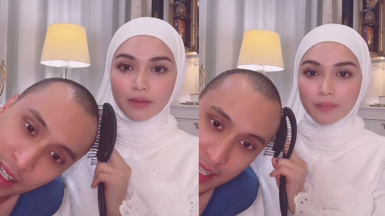 [VIDEO] Gurauan Anzalna Bersama Suami Buatkan Netizen Terhibur-“Sikat Orang Botak”