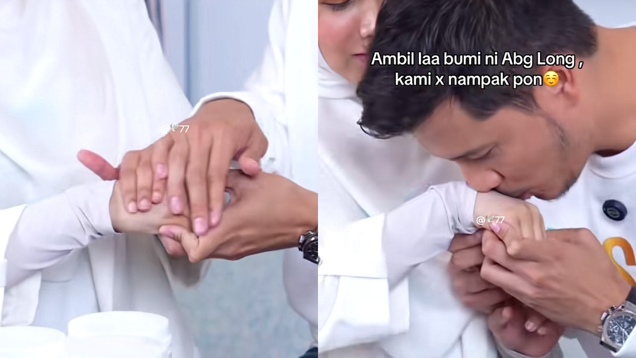 [VIDEO] Cara Fattah Amin Sapu Sunscreen Dekat Isteri Buatkan Netizen Cair-“Siap Cium Tangan”
